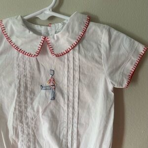 Baby Boy Christmas Bubble - Nutcracker